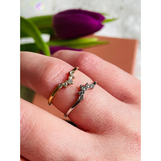 Bague en cœur en or, argent, platine ou acier inoxydable : quel métal choisir ?