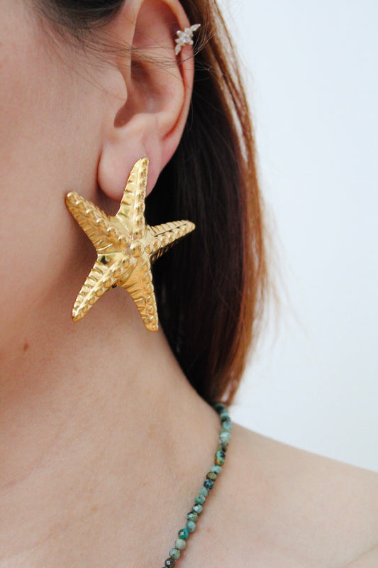Boucles d’oreilles étoile de mer