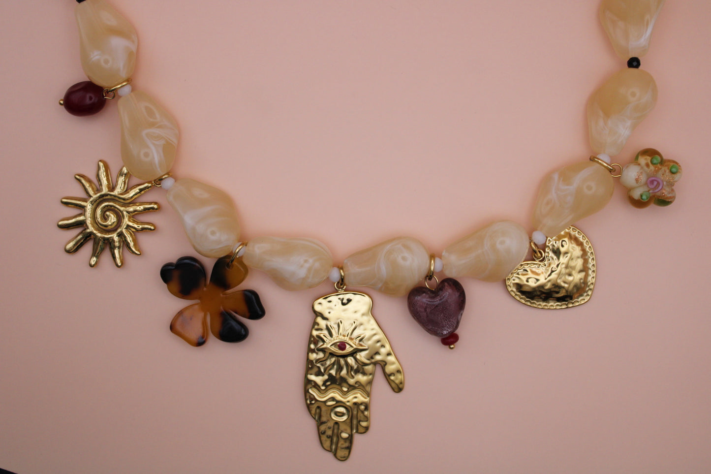 Collier Sami crème