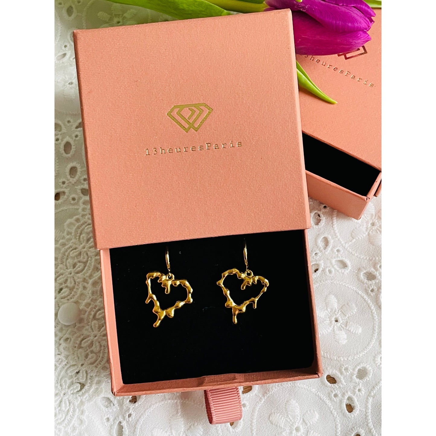 Boucles d’oreille Cœur