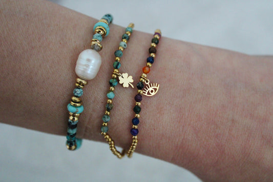 Set deux bracelets élastique