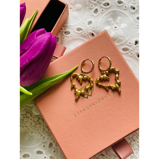 Boucles d’oreille Cœur