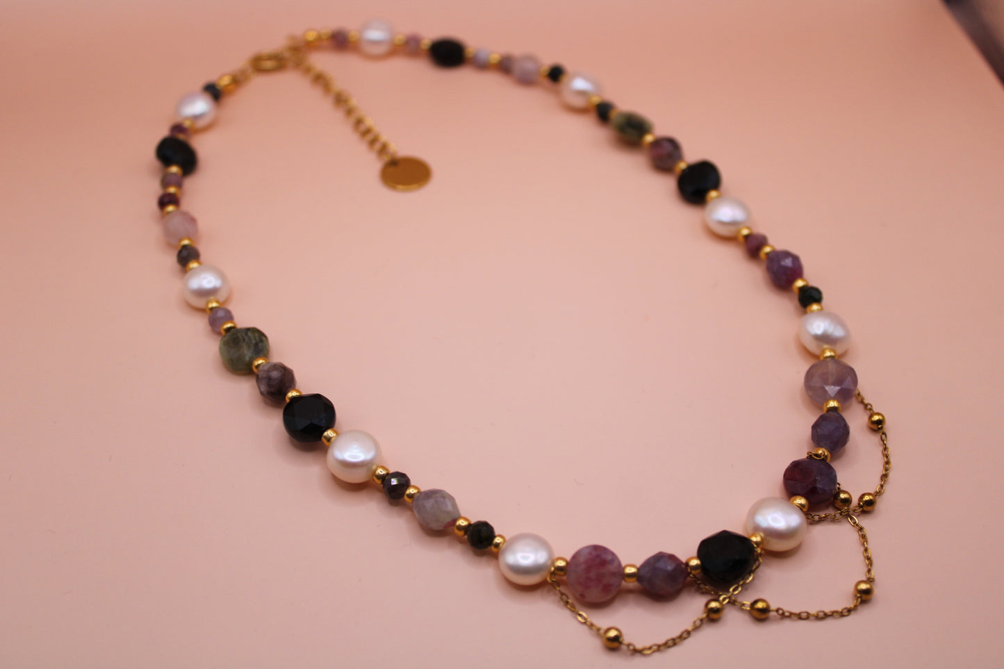 Collier pierres naturelles Thalia ✨création