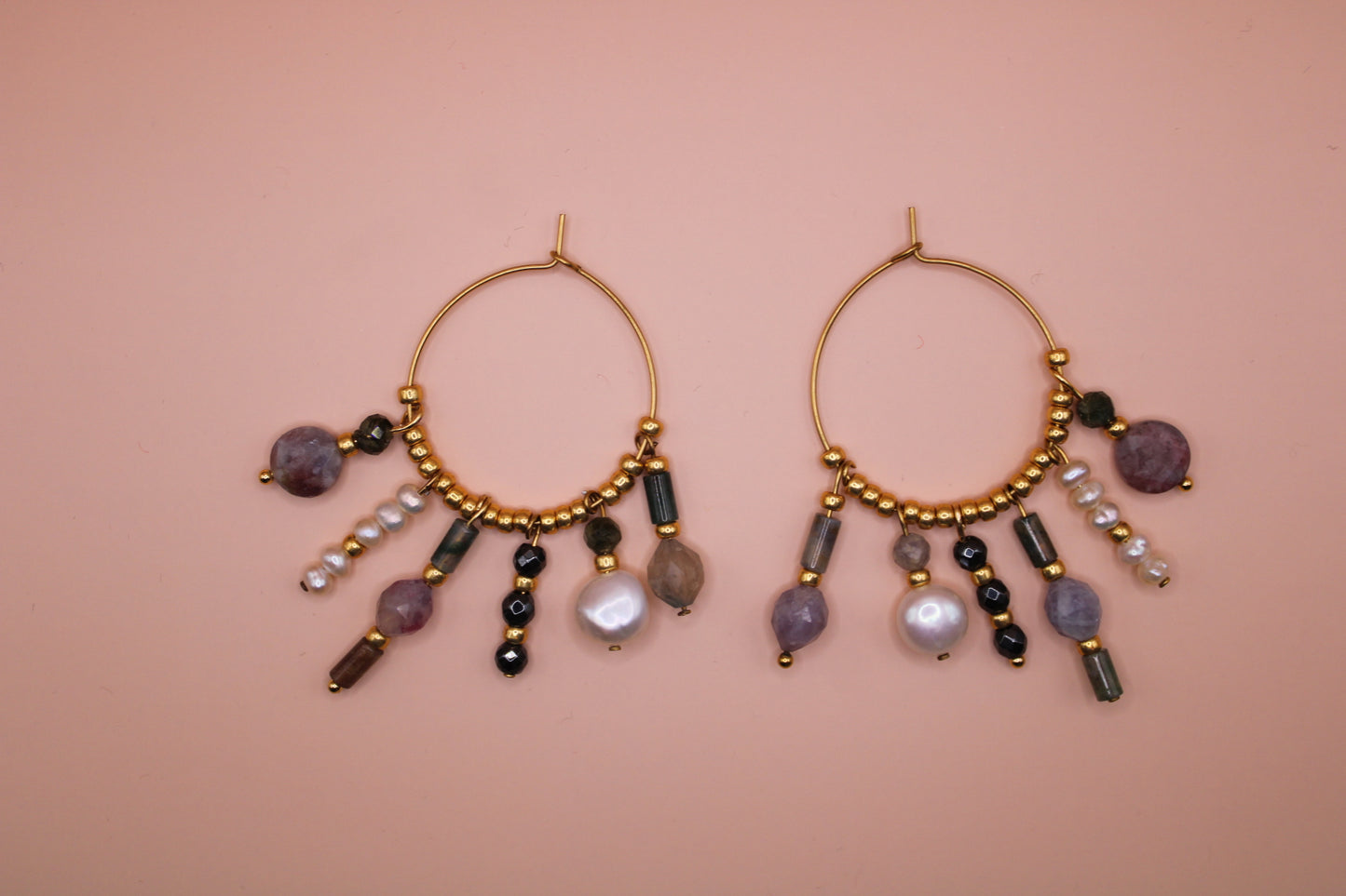 Boucles d’oreilles Hope ✨création