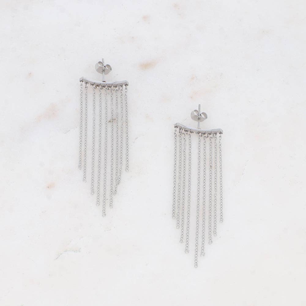 Boucles puces Aselya - 9 chaînes pendantes