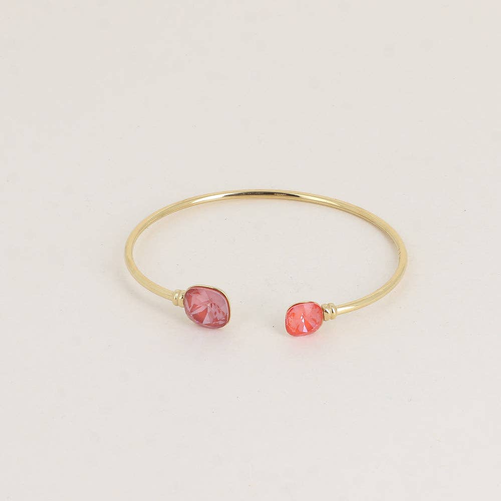 Jonc - orné de cristaux Swarovski® 10mm et 8 mm