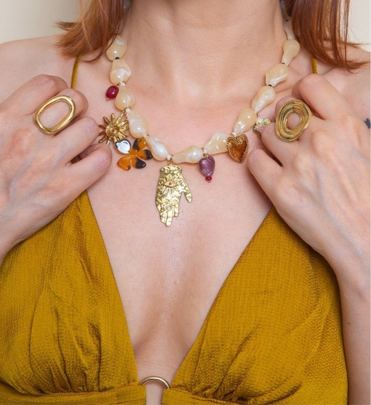 Collier Sami crème