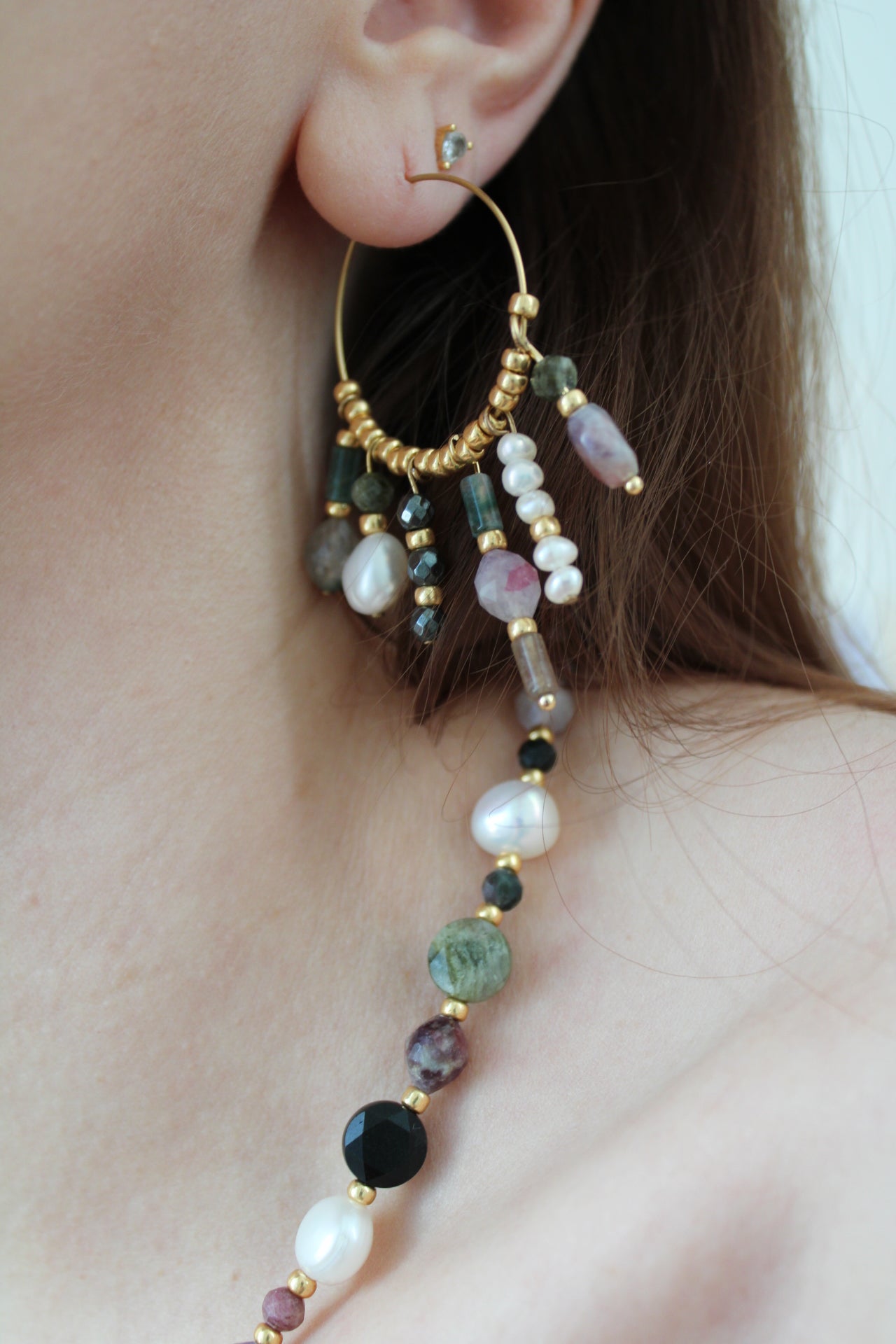 Boucles d’oreilles Hope ✨création