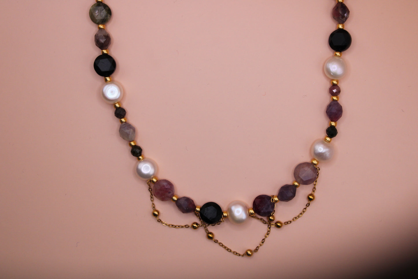 Collier pierres naturelles Thalia ✨création