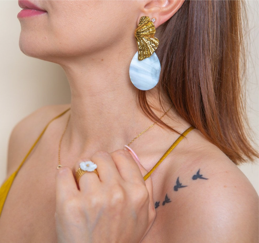 Boucles d’oreilles Ginkgo