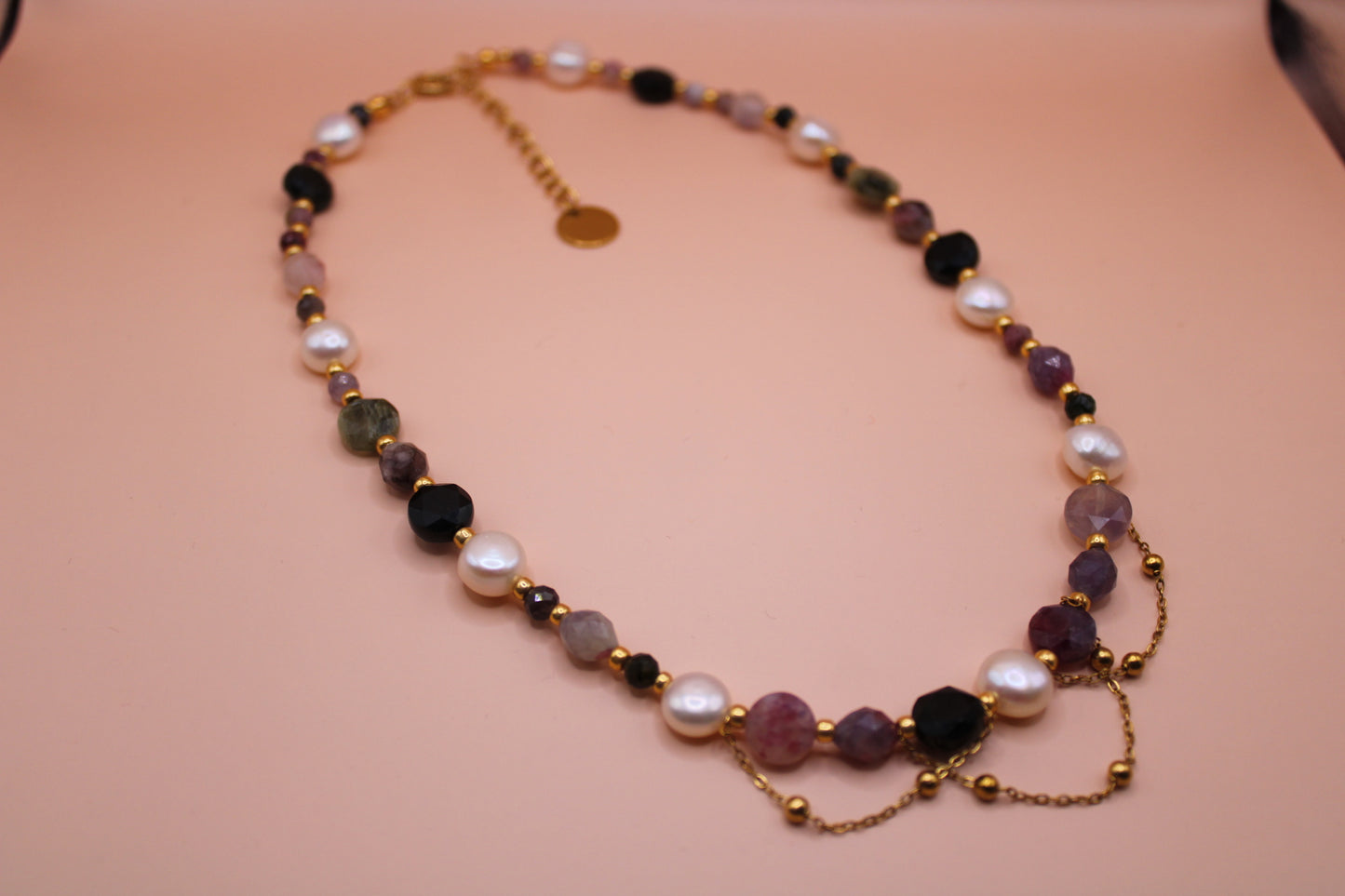 Collier pierres naturelles Thalia ✨création