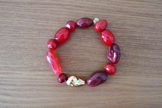 Bracelet Liv – Perles Acryliques sur Élastique